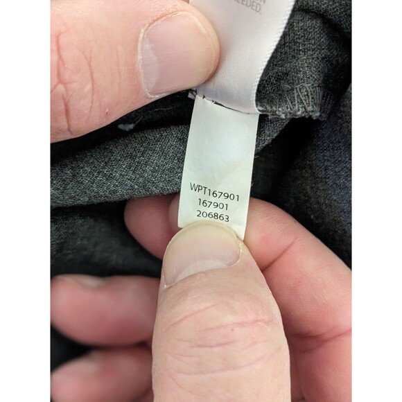 J Jill Pants Women Gray Drawstring Waist Straight Leg Stretch Pockets Sz M - Picture 6 of 7